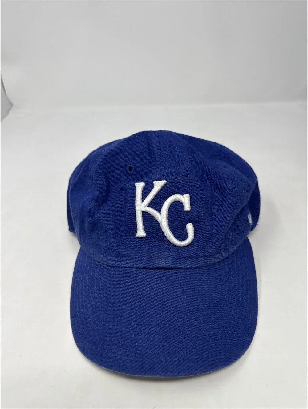 Kansas City Royals Blue Cotton Canvas One Size Adjustable Baseball Cap ‘47